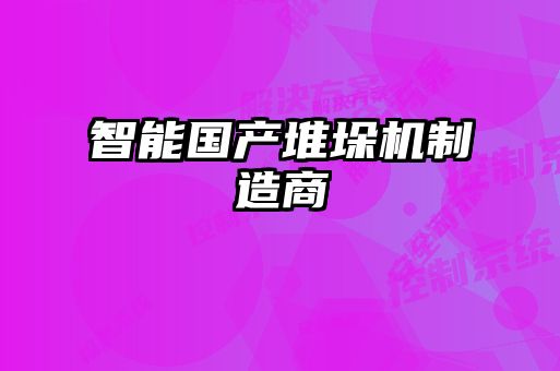 智能?chē)?guó)產(chǎn)堆垛機(jī)制造商